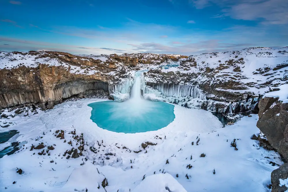 Sink, C. Jeffrey: Aldeyjarfoss - l'ampia vista