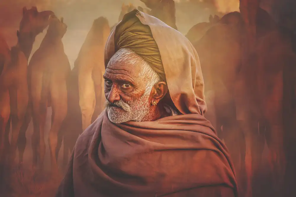 Yosifov, Svetlin: Alter Rajasthani-Mann