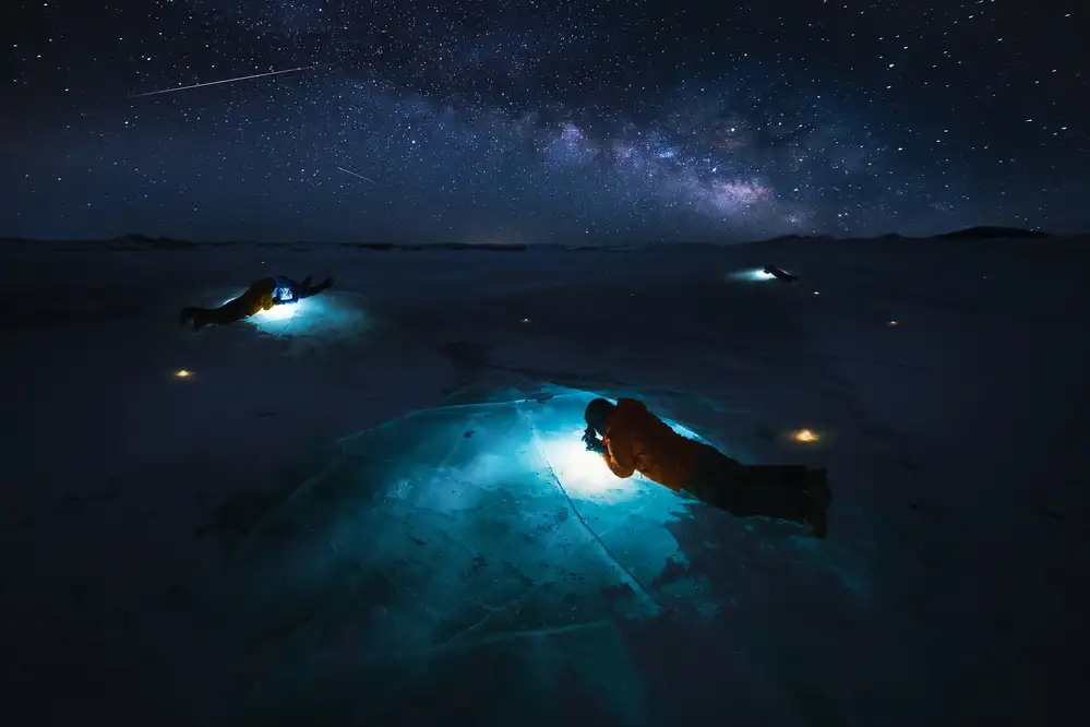 Tianqi: Squadra che esplora il ghiaccio
