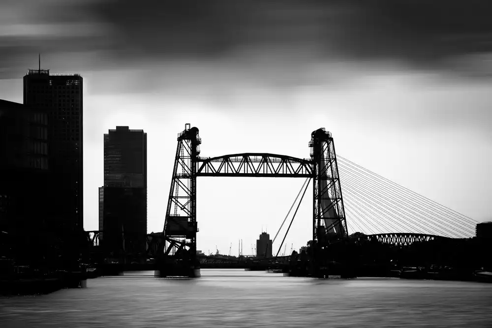 Son, van Greetje: Vista sul porto di Rotterdam