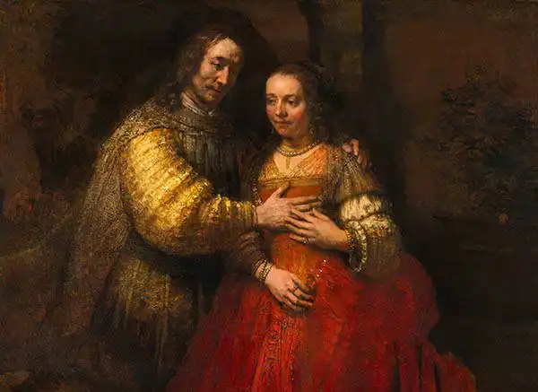 Rembrandt, van Rijn: The Jewish bride
