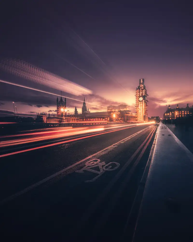 George, David: Vista classica del Big Ben