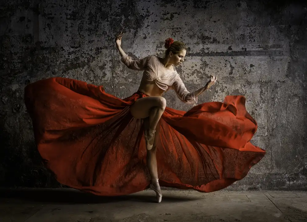 Studio, Catchlight: Dame en rouge