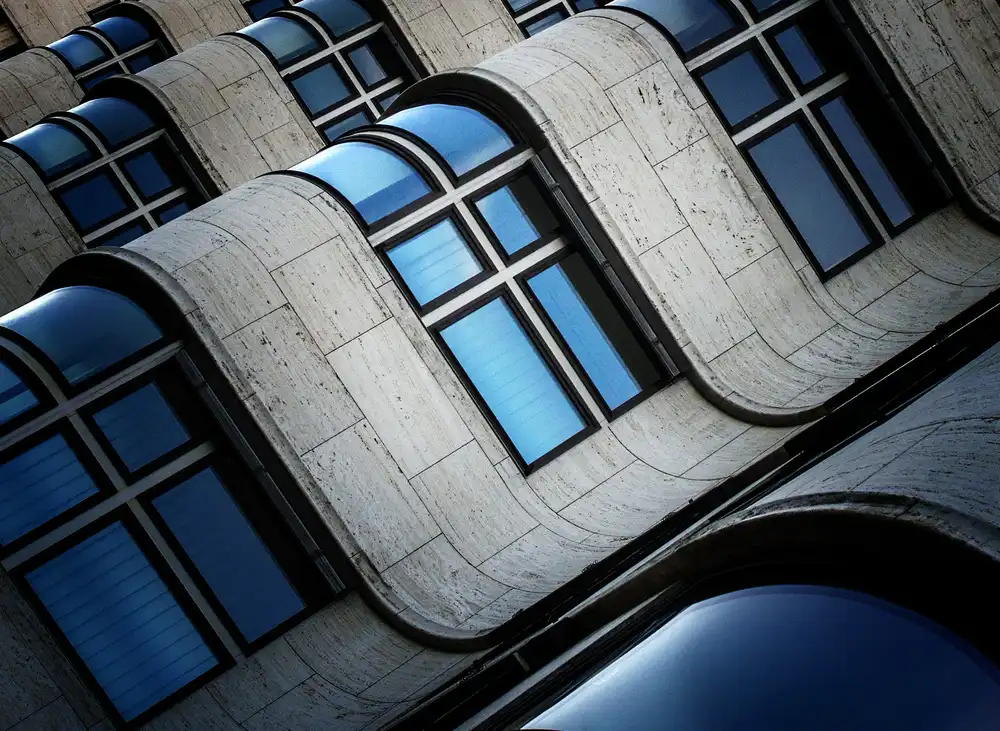 Jonkman, Gerard: Blaues Fenster