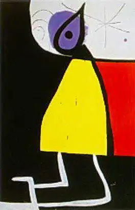 Miró, Joan: Dona en la nit