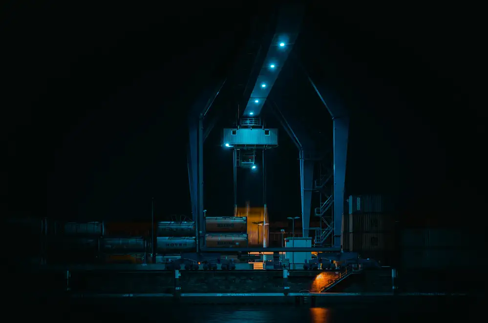 Weber, Roland: Porto dei container