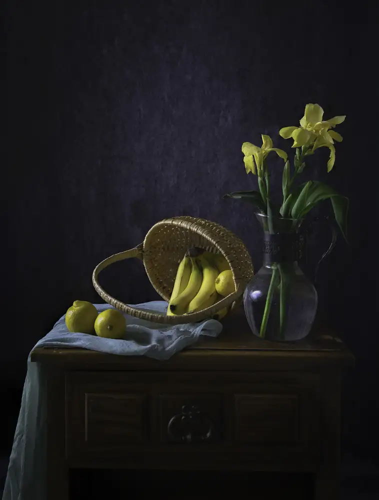 Binbin, L.: Canna gialla e frutti