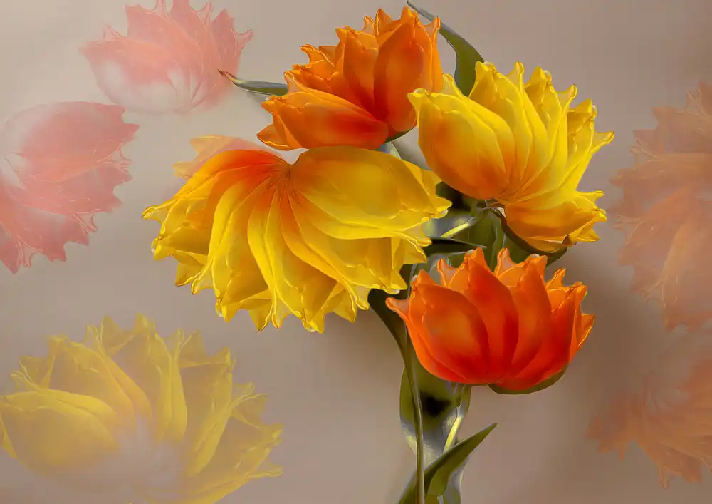 Shumilova, Ludmila: Quattro tulipani