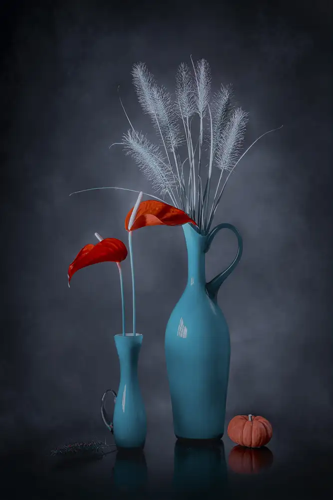 Jacobs, Lydia: Anthurium und Minikürbis