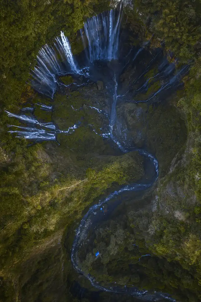 Tianqi: Cascata verticale