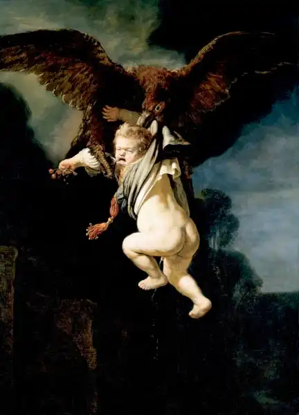 Rembrandt, van Rijn: The Abduction of Ganymede