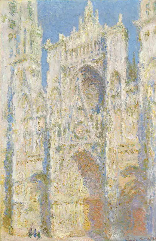 Monet, Claude: Katedrála v Rouenu (slunce)