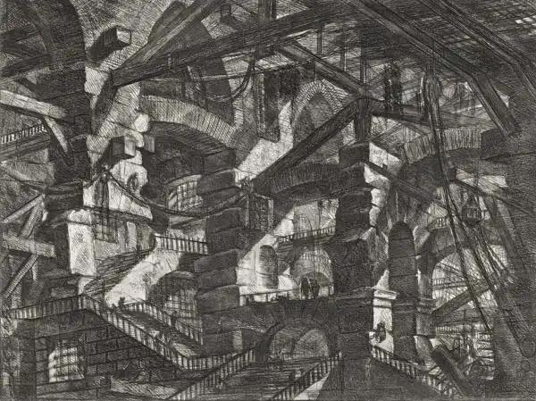 Piranesi, Giovanni Battista: Carceri Series, XIV. deska 