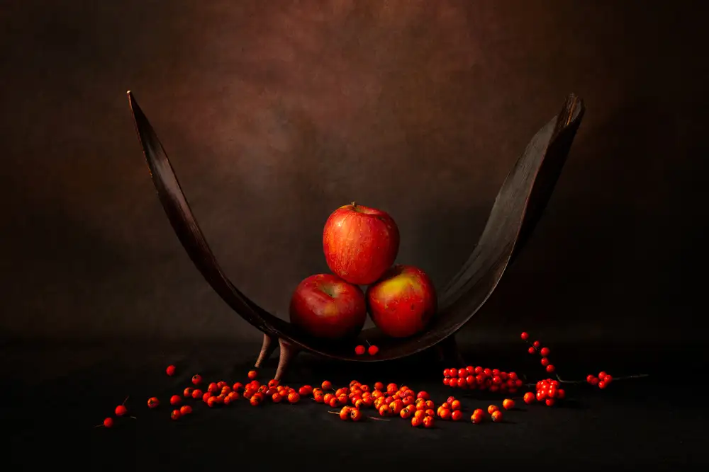 Xu, Wendy: Manzana y frutos rojos
