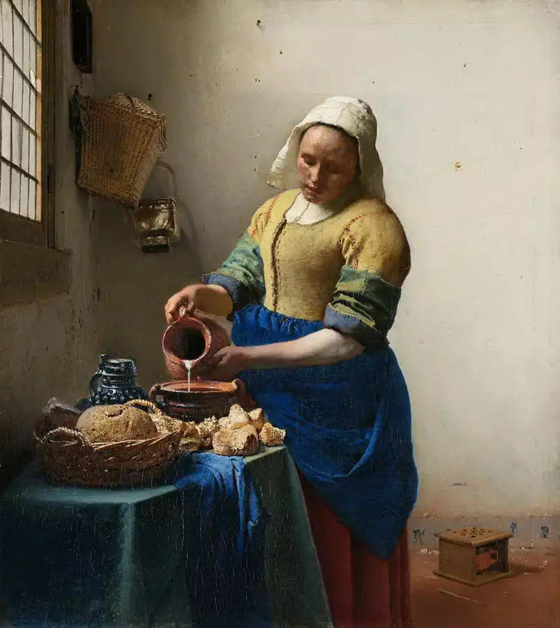 Vermeer, Jan: Mlékařka