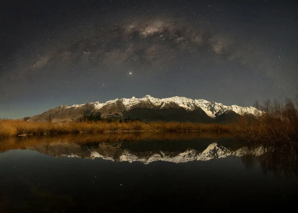 Zhang, Yan: Montagna di neve al chiaro di luna