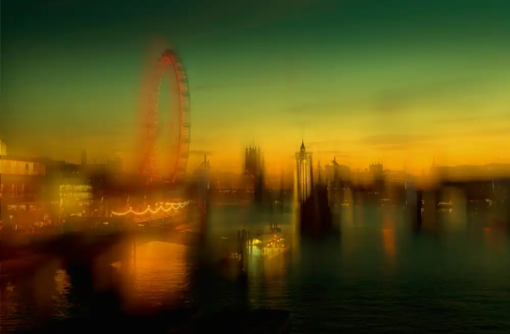 Davidson, Peter: London in der Abenddämmerung