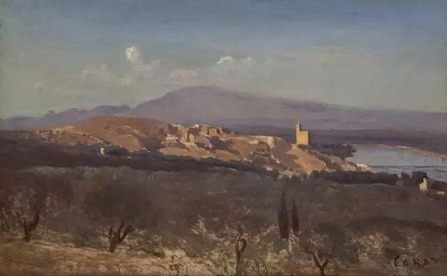 Corot, J. B. Camille: Villeneuve les Avignon