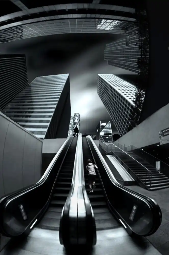 Bacus, Pierre: escalator to hell