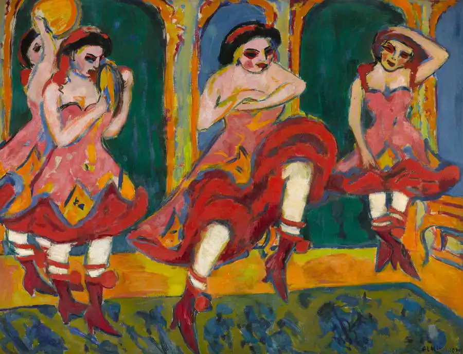 Kirchner, Ernst Ludwig: Čardášoví tanečníci