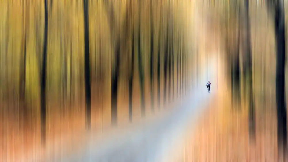 Limberg, Huib: Motociclista d'autunno