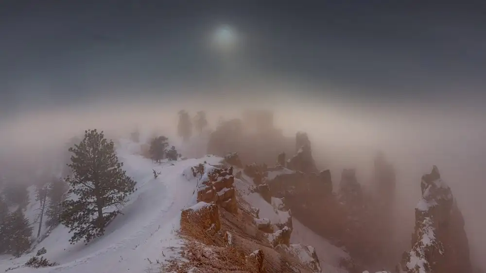 Lin, Ning: Mañana nevada y brumosa