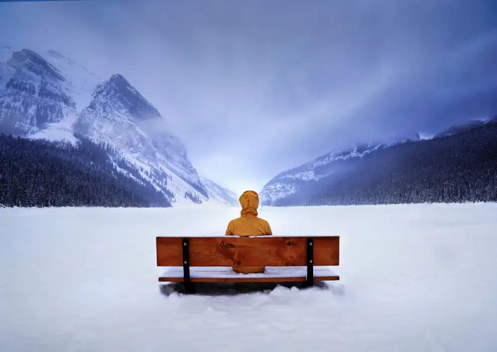 Wang, Ada: Lago Louise in inverno