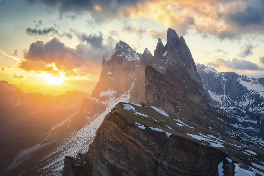Zheng, Michael: Sonnenaufgang in Seceda
