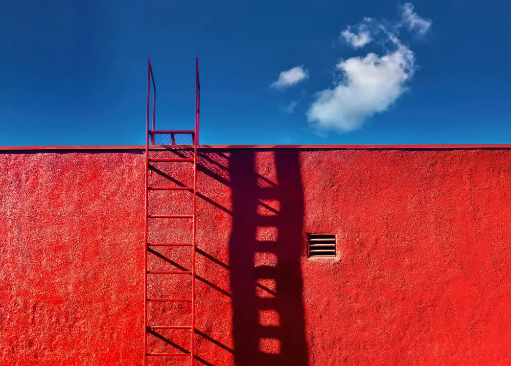 Orbach, Arnon: Die Mauer - Innenstadt von Los Angeles,Kalifornien