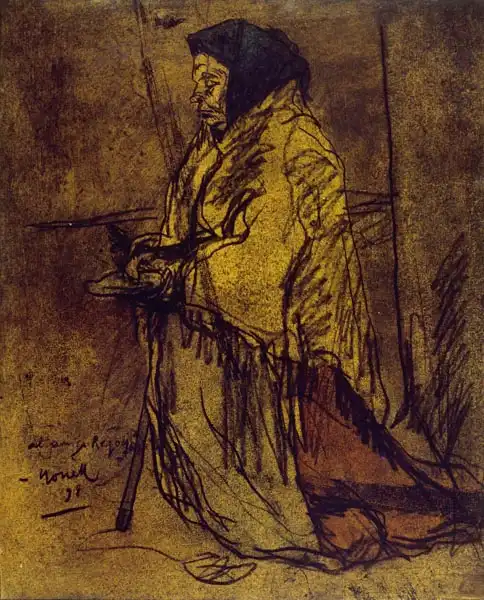 Nonell, Isidre: Pauvre femme priant