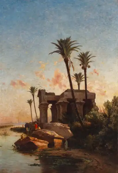 Haes, Carlos de: Egypcian Landscape