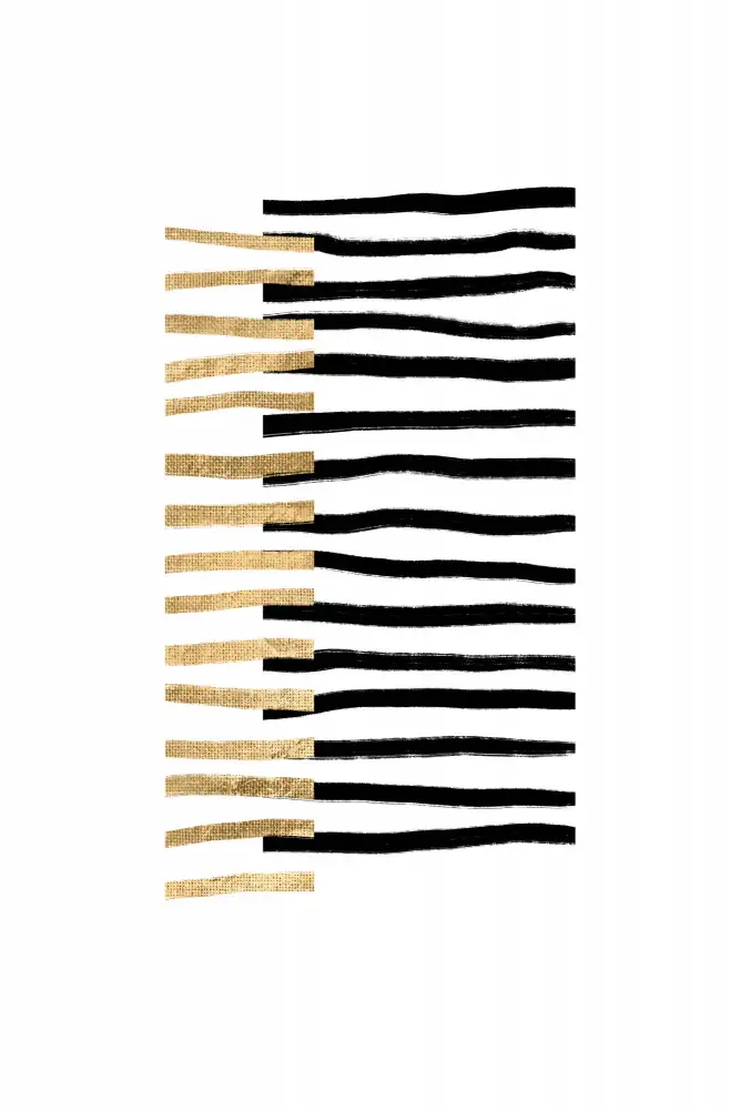 uplusmestudio: Or sur lignes noires