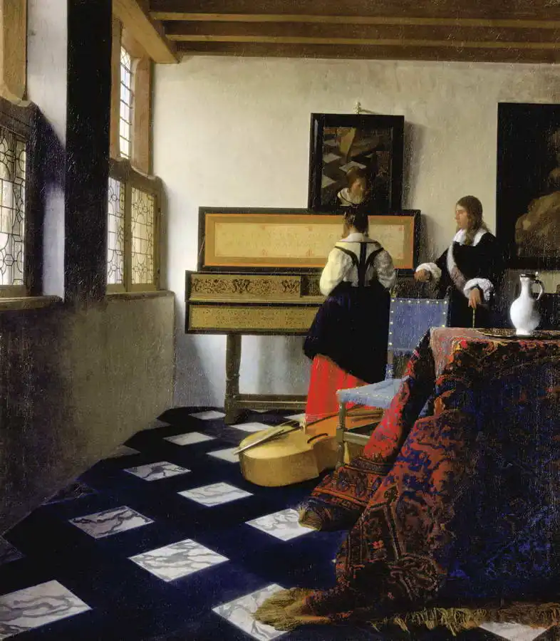 Vermeer, Jan: Hodina hudby