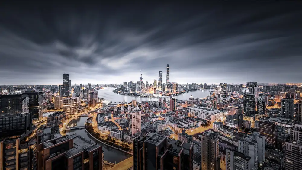 Shen, Ran: Panorama von Shanghai