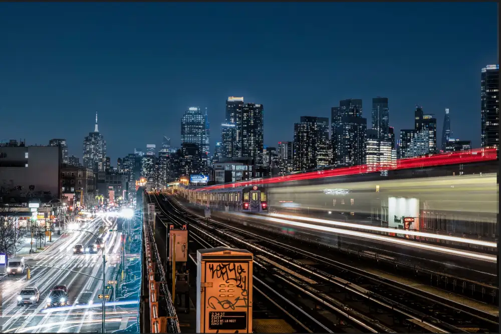 Wang, Gengchen: New Yorker U-Bahn