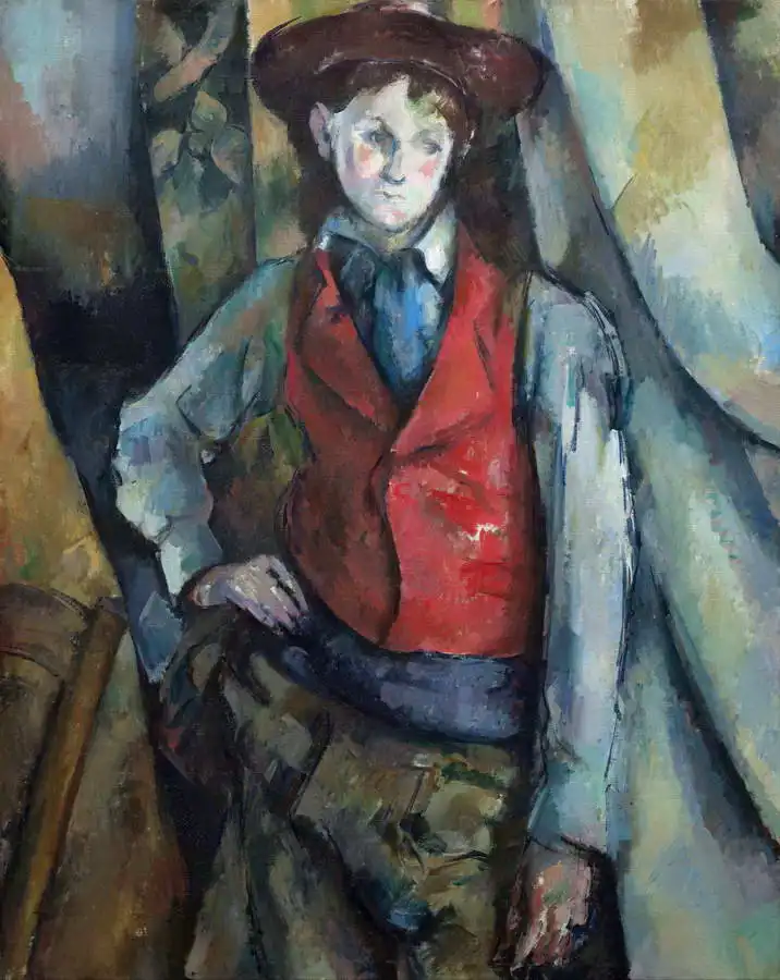 Cézanne, Paul: Chlapec v červené vestě