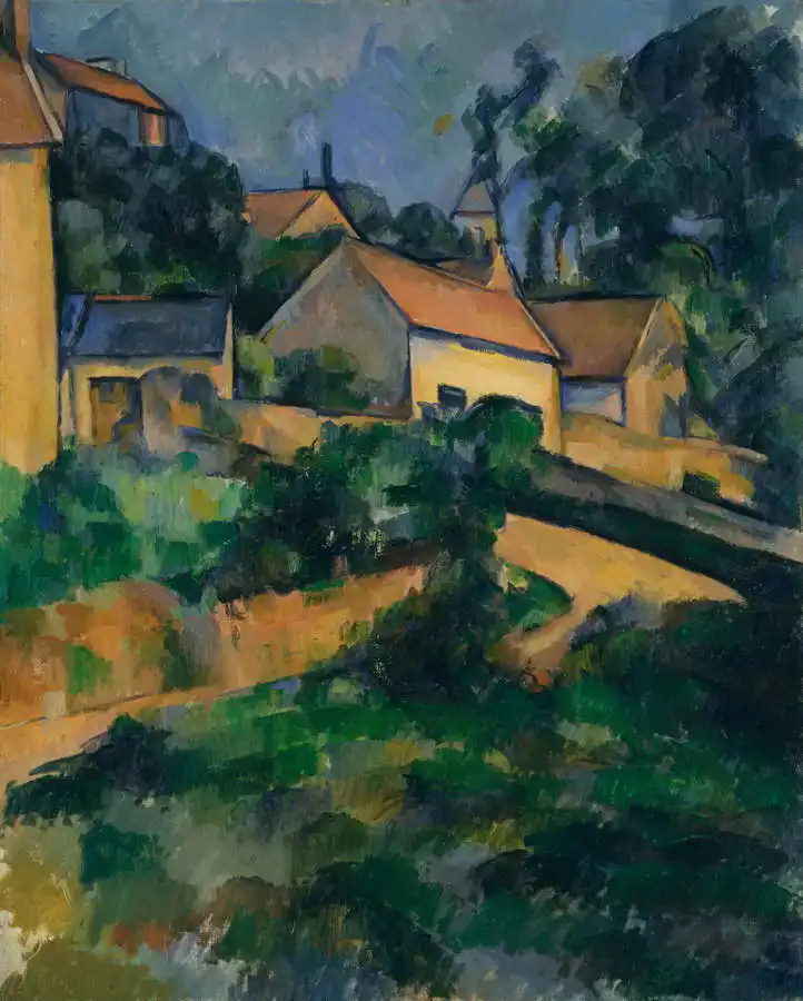 Cézanne, Paul: La Route tournante v Montgeroult