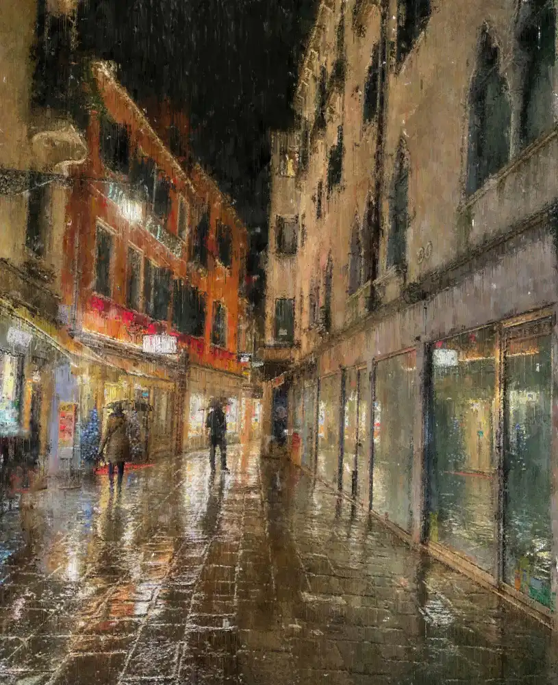 Belgin, Esra: Une nuit pluvieuse à Venise