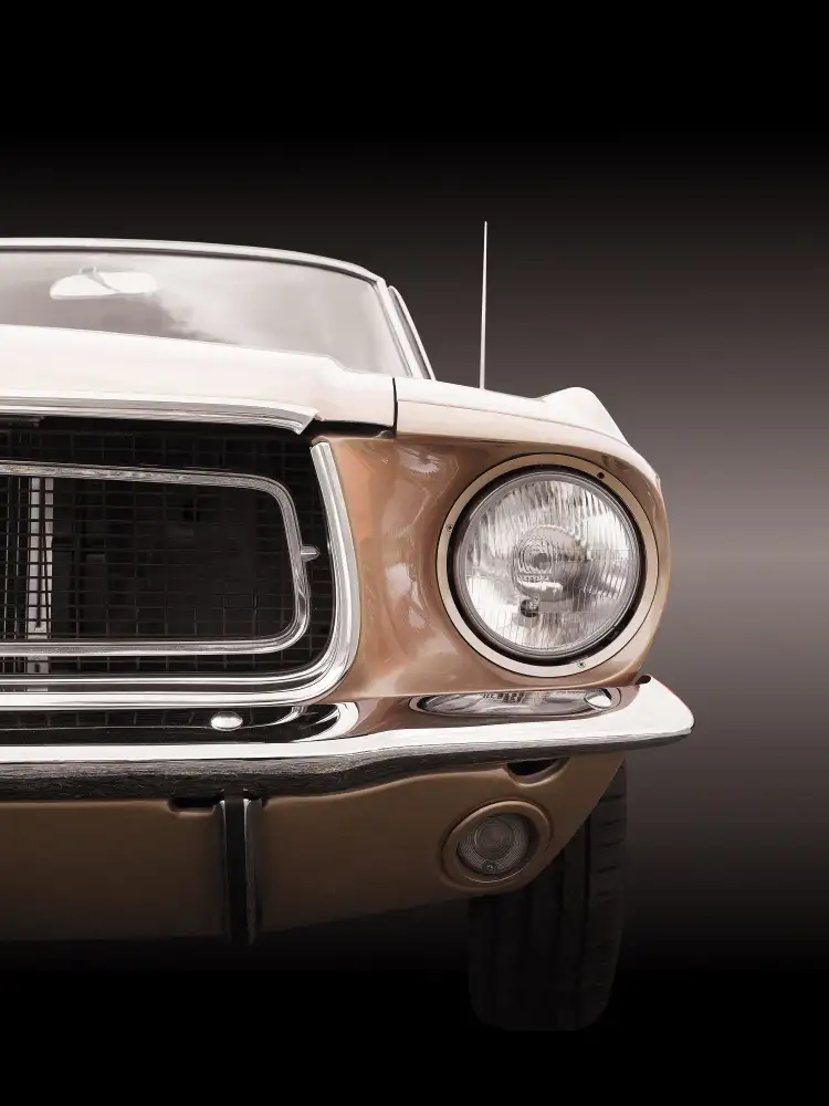 Gube, Beate: Automobile classica americana Mustang Coupé 1968