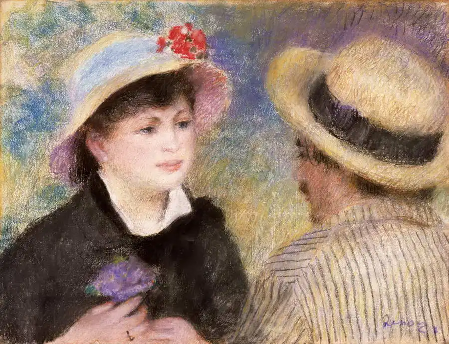 Renoir, Auguste: Aline Charigot a Renoir na loďce