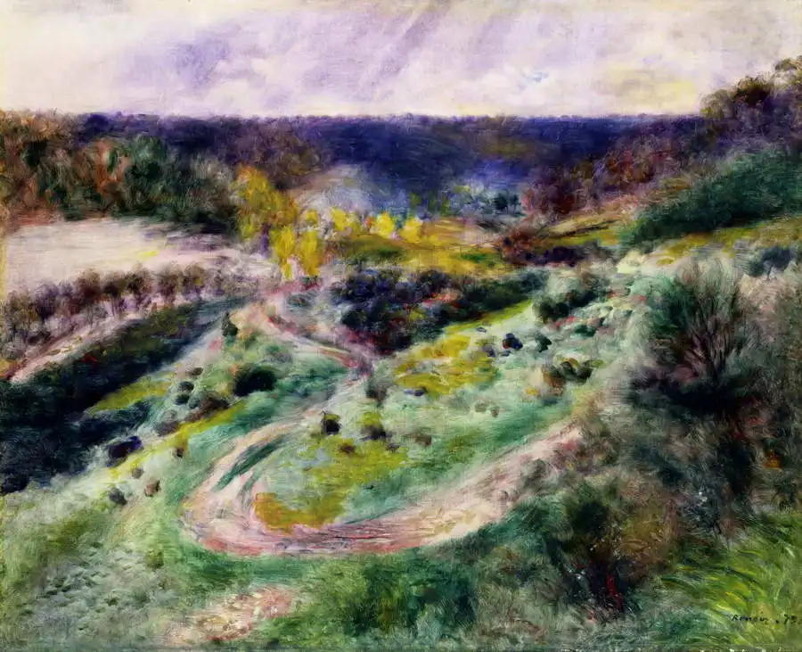 Renoir, Auguste: Silnice do Wargemontu