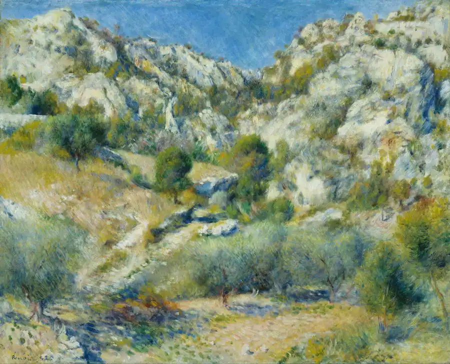 Renoir, Auguste: Skály