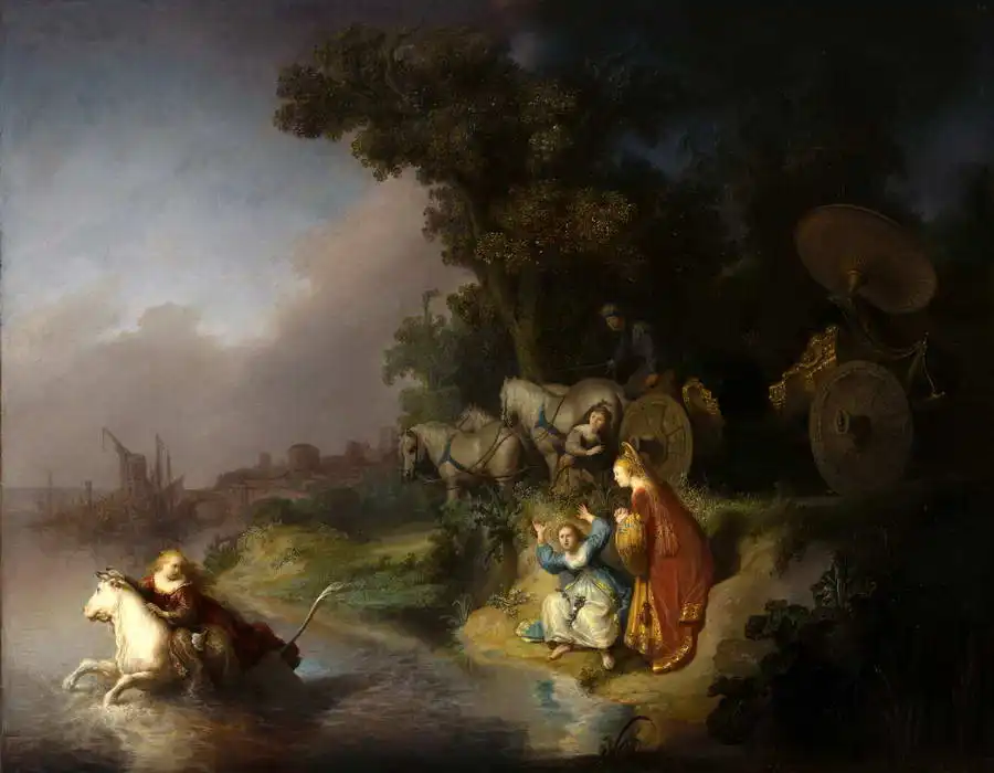 Rembrandt, van Rijn: Únos Evropy