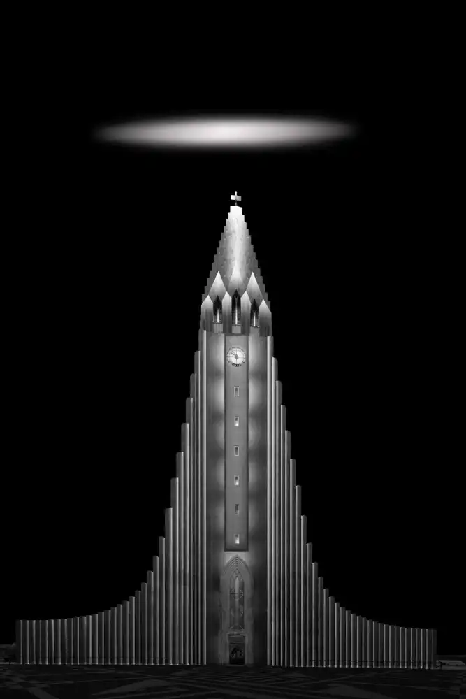 Wang, Ti: Hallgrímskirkja-Kirche in Island