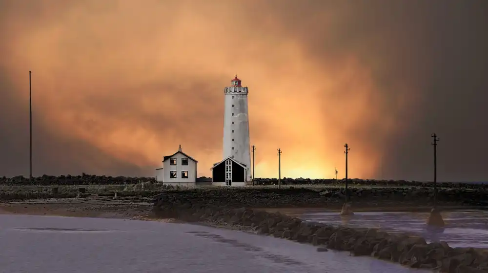 Engström, Erik: Faro dell'isola di Grótta