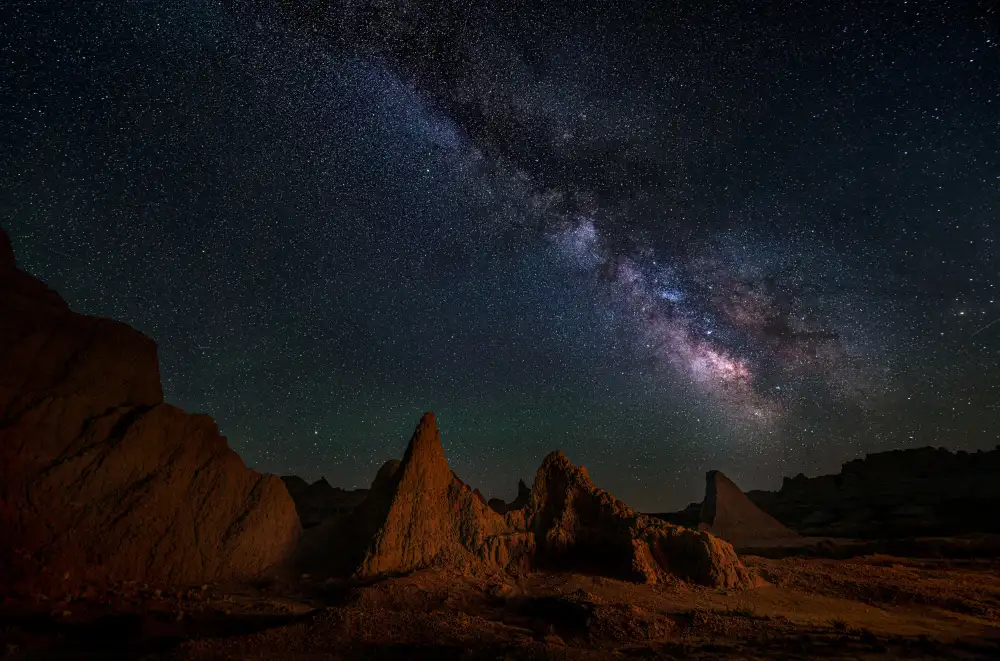 P., Ruiqing: Noční obloha Badlands
