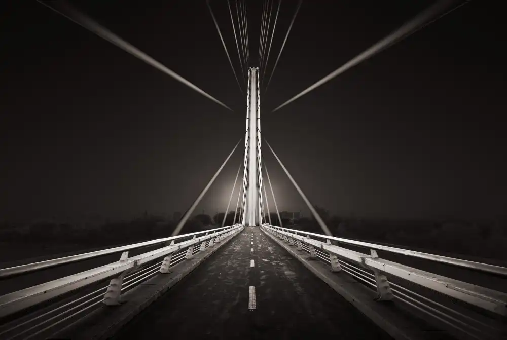 Luque, Ponce Manuel: Puente del Alamillo en Sevilla. España