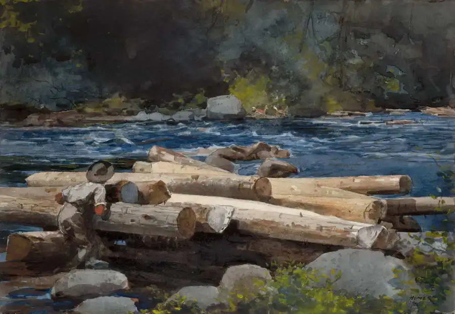 Homer, Winslow: Řeka Hudson
