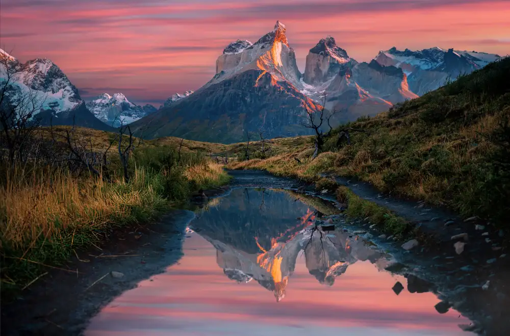 Jin, Jie: Východ slunce Cuernos Del Paine