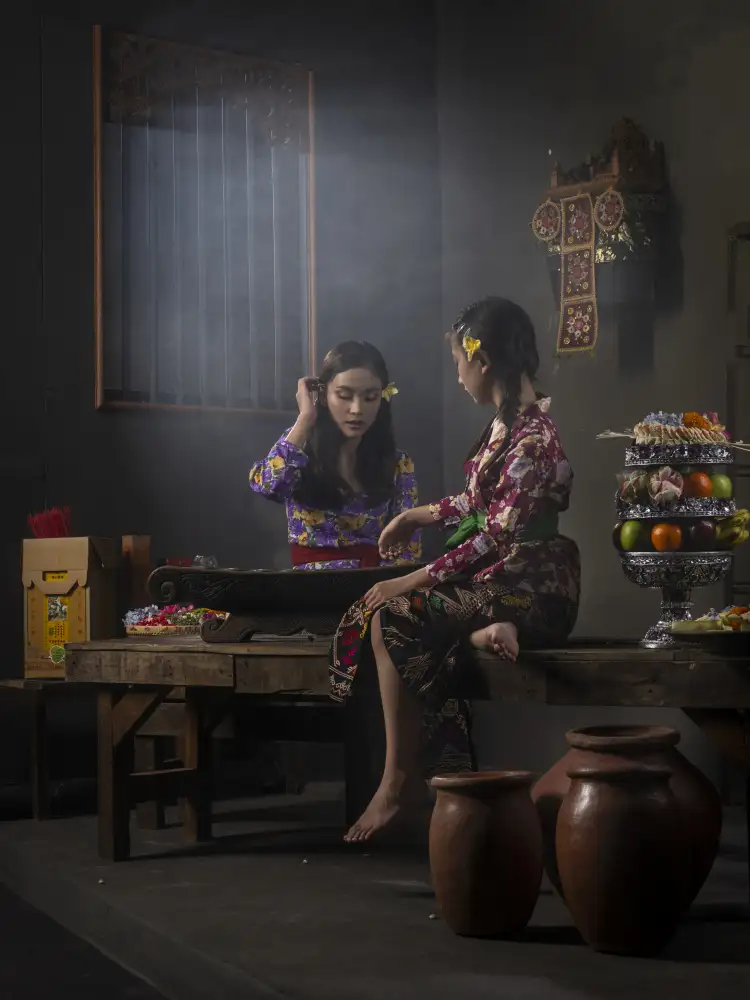 Setiadi, Ajar: ich und meine Schwester
